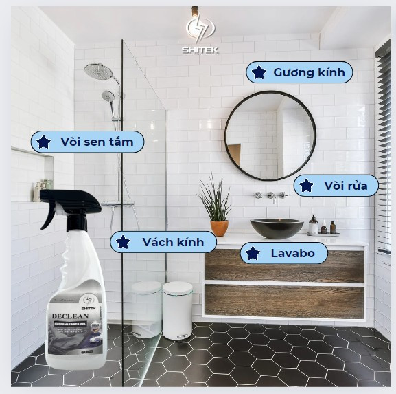 Nước tẩy cặn canxi Declean